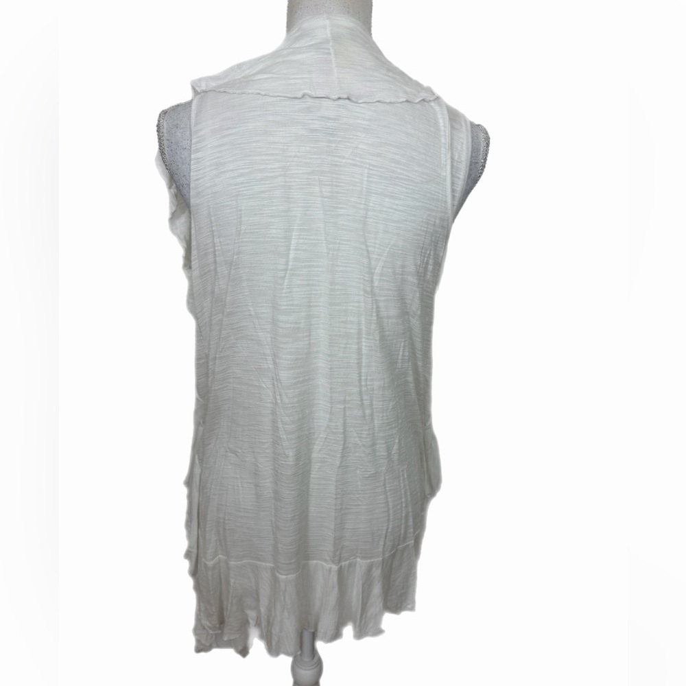 Cable & Gauge Tank And Open Front Tunic White Size Small Tank And Tunic Is Med - Picture 3 of 6